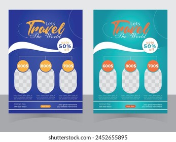 Plantilla de diseño de volante corporativo moderno