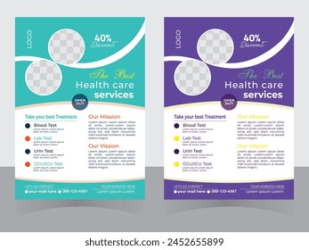 Moderne Corporate Flyer Design Vorlage