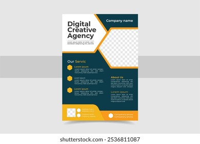 Modern Corporate flyer Template, Business Flyer Design Layout Vector.