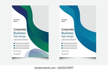 modern corporate flyer template for business promotion