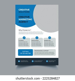 Modern Corporate Flyer Template Design