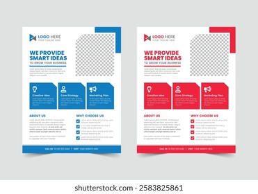 Modern Corporate Flyer Template | Us Letter | Print Ready