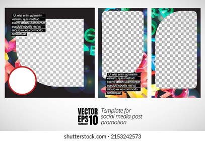 Moderner Firmenrahmen. Kreatives Layout sozialer Medien einsatzbereit. Vektorgrafik