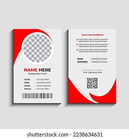 Modern Corporate ID Card Template Design