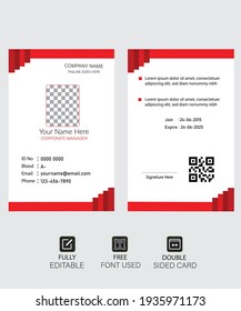 Modern  Corporate Identity Card Design Templates Vector  