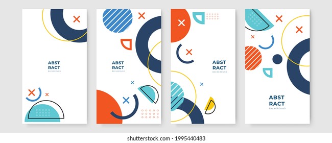 Modern corporate identity cover business vector design, flier brochure advertising abstract background. Leaflet poster social media template, Annual report for presentation, memphis style