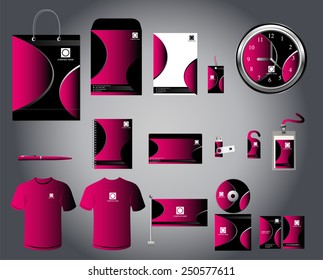 Modern corporate identity template elements 