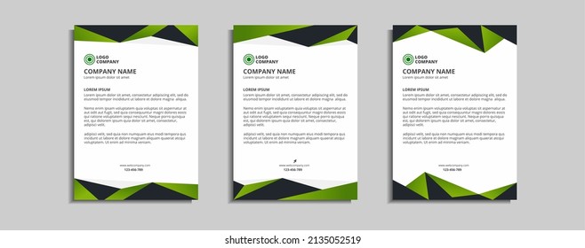modern corporate letterhead template 