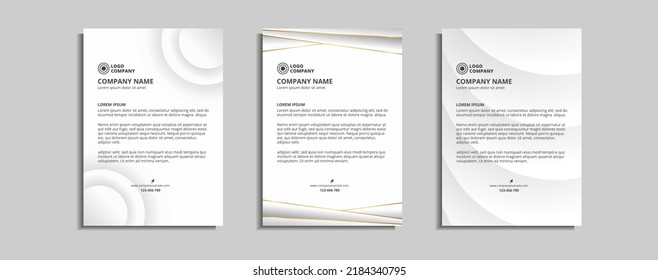 modern corporate letterhead template design