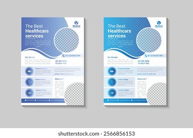  Modern Corporate Medical Flayer Poster Design