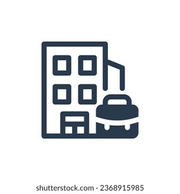 Modern Corporate Office vector icon illustration