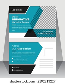 Modern Corporate Postcard Template  Design