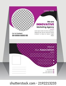 Modern Corporate Postcard Template  Design