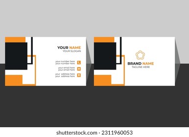 modern corporate professional business card design