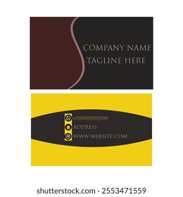 Modern Corporate Professional Business Card Template Design