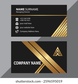 Modern Corporate style business card template.
