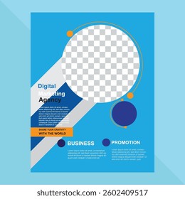 Modern corporative flyer templat Design
