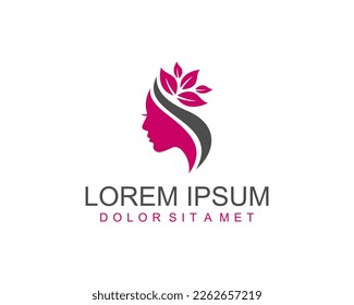 Modern cosmetic logo design concept