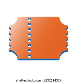 Vector de iconos de forma de cupón moderno