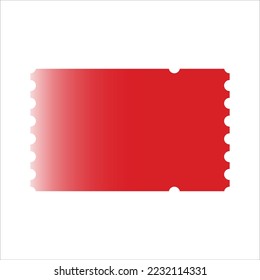 Modern Coupon Shape Icon Vector