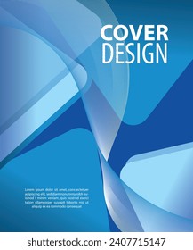 modern  cover book template design