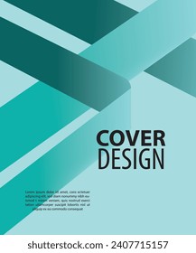 modern  cover book template design