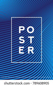 Modern Cover With Colorful Twisting Lines. Trendy Minimal Design. Applicable for Banners, Placards, Posters, Flyers and Banner Designs.