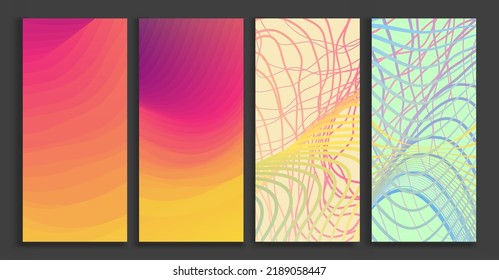 Diseño moderno de la cubierta. Ilustración vectorial 3d. Plantilla dinámica abstracta con líneas onduladas coloridas. 