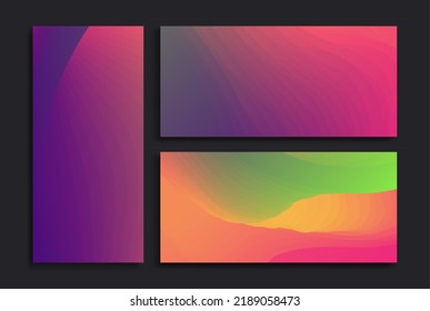 Modern cover design. 3d vector illustration. Abstract dynamic template with colorful wavy lines.. 