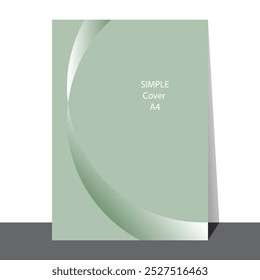 Modern cover design. A4 size book cover template for annual report, magazine, booklet, proposal, portfolio, brochure, poster