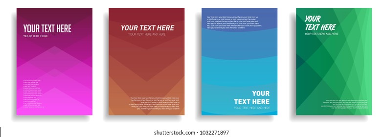 modern cover design with colorful dynamic halftone gradient