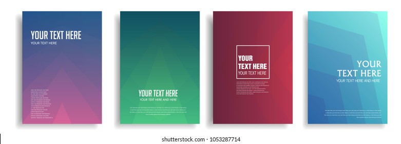 modern cover design with colorful dynamic halftone gradient
