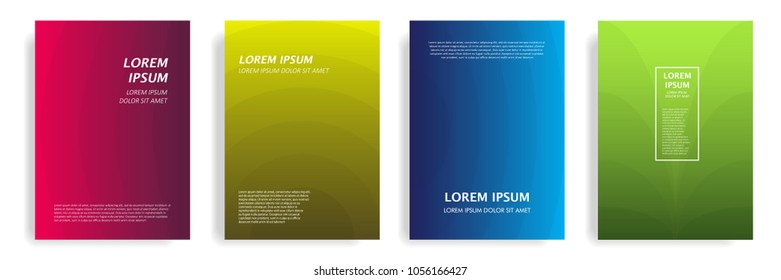 modern cover design with colorful halftone gradient elements