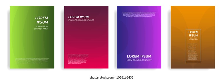 modern cover design with colorful halftone gradient elements
