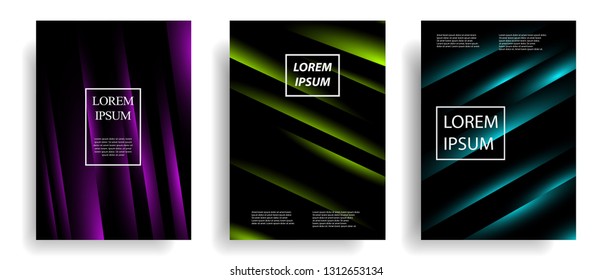 modern cover design with colorful halftone gradient
