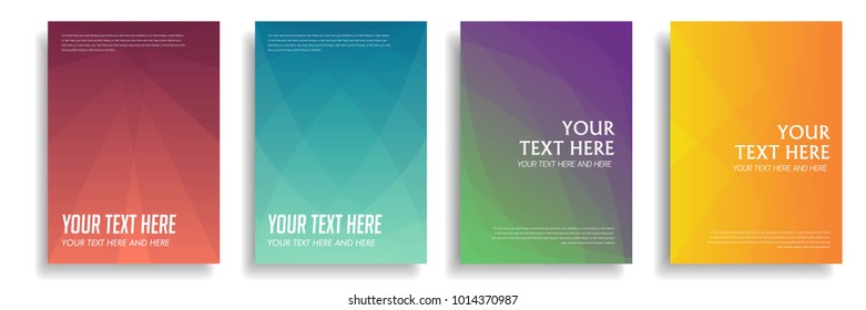 modern cover design with dynamic colorful halftone gradient a4 vector template for presentation, brochure, magazine, leaflet