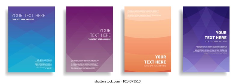 modern cover design with dynamic colorful halftone gradient. vector template in a4 size for magazine, presentation, brochure, poster