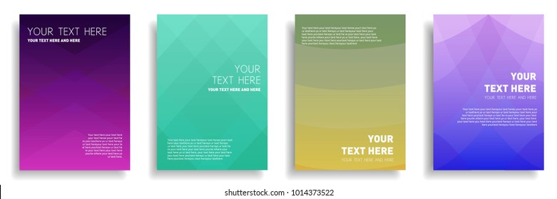 modern cover design with dynamic colorful halftone gradient. vector template in a4 size for magazine, presentation, brochure, poster