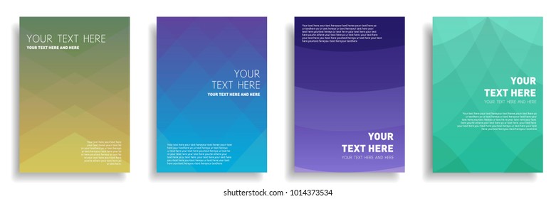 modern cover design with dynamic colorful halftone gradient. vector template in a4 size for magazine, presentation, brochure, poster