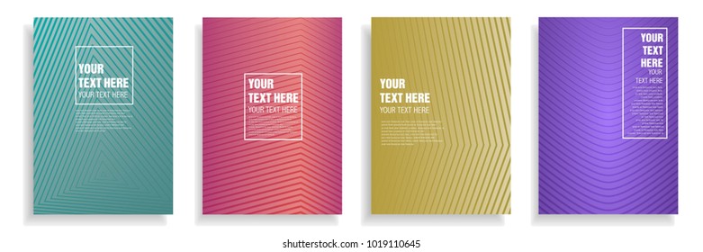 modern cover design with dynamic colorful halftone gradient. vector template for magazine, poster, brochure, leaflet in a4 size