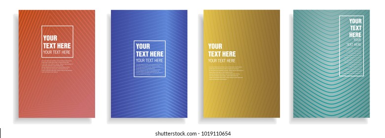 modern cover design with dynamic colorful halftone gradient. vector template for magazine, poster, brochure, leaflet in a4 size