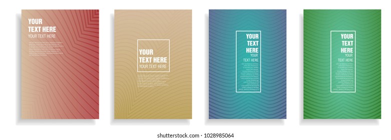 modern cover design with dynamic colorful halftone geometric gradient. vector template for magazine, presentation, brochure in a4 size 