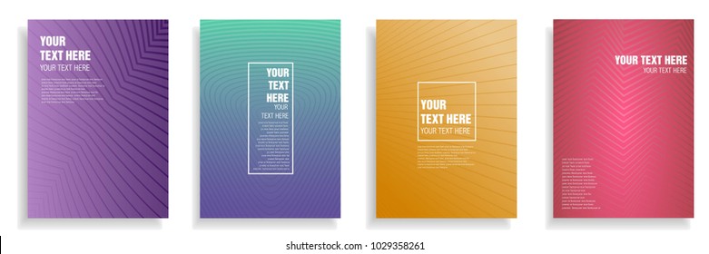 Digital Glitch Vector Minimalistic Style Brochure Stock Vector (Royalty ...