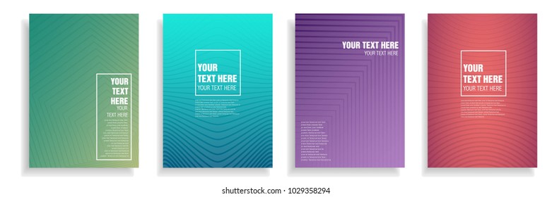 modern cover design with dynamic colorful halftone geometric gradient. vector template for presentation, magazine, brochure, poster in a4 size