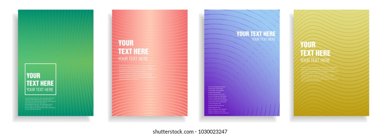 modern cover design with dynamic colorful halftone gradient. vector template for magazine, presentation, brochure, poster in a4 size