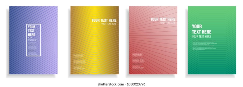 modern cover design with dynamic colorful halftone gradient. vector template for magazine, presentation, brochure, poster in a4 size