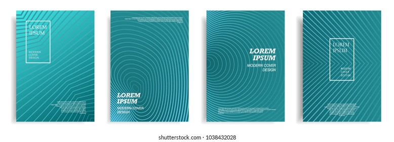 modern cover design with dynamic colorful halftone gradient