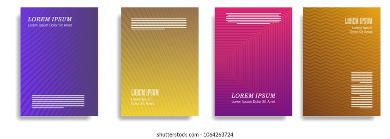 modern cover design with dynamic full of color halftone gradient
