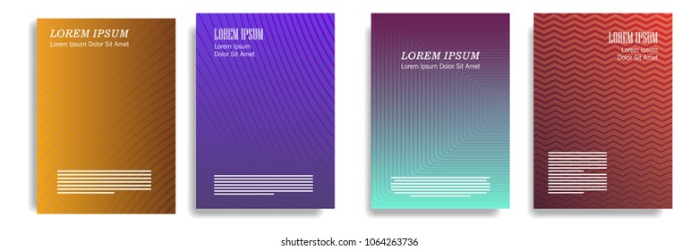 modern cover design with dynamic full of color halftone gradient