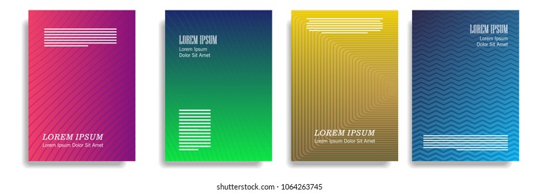 modern cover design with dynamic full of color halftone gradient